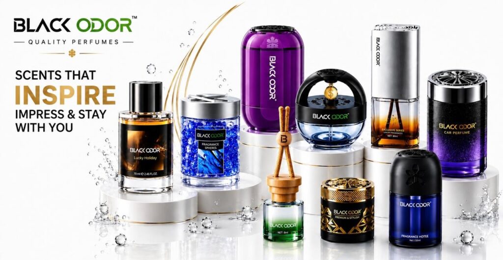 CAR BLACK ODOR PERFUMES